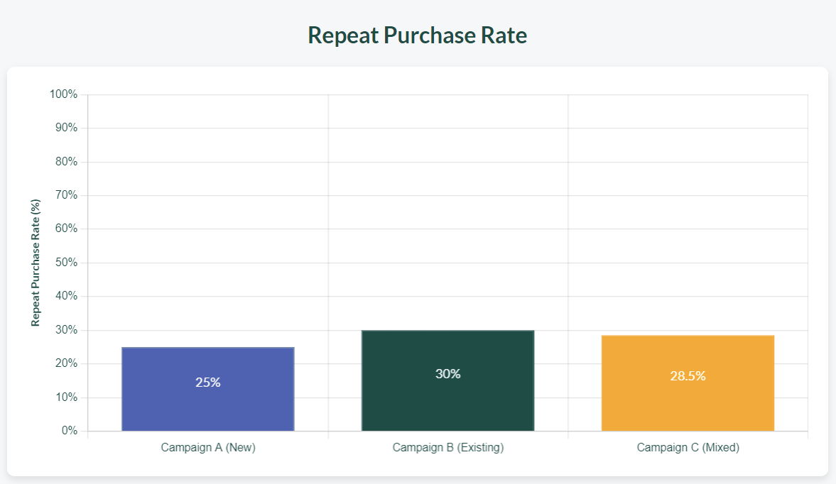 Repeat Purchase Rate Graph
